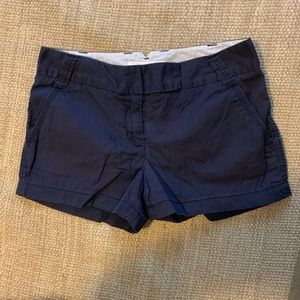 J. Crew Chino, Classic Twill shorts, Navy size 6